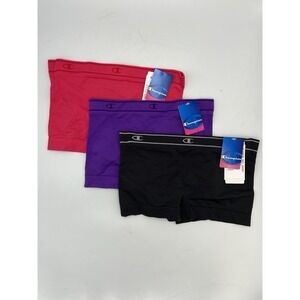 Women's Champion Fitness BOYSHORT Underwear Panties 3‎ Pair Small NWT